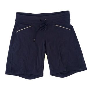 Athleta navy blue shorts size medium